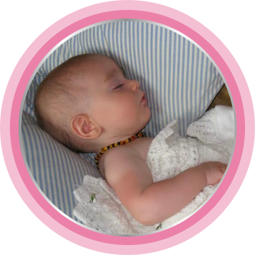 Newborn sleeping in bed. Baby cream helps!